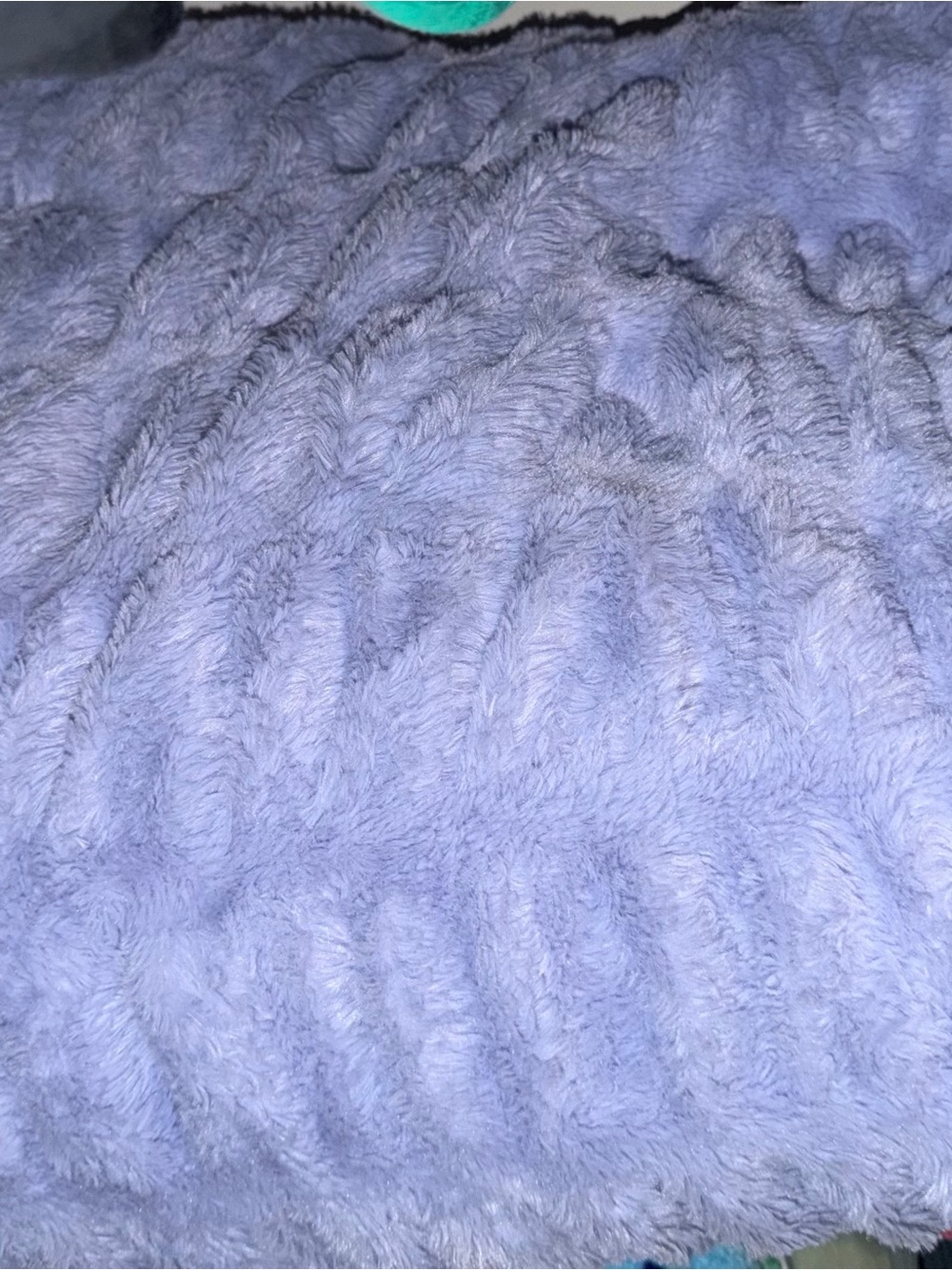 Comfrt lavender dream blanket size large like new condition